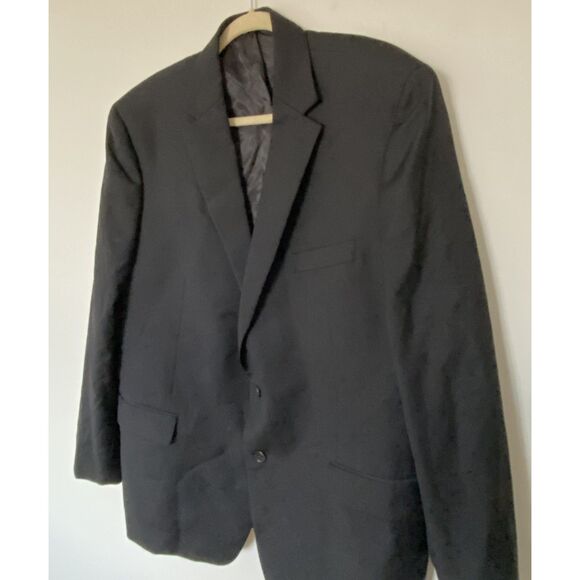 Lauren Ralph Lauren Wool Blend Suit Jacket Classic Fit 2 Button Notch Lapel 48L - Picture 11 of 11